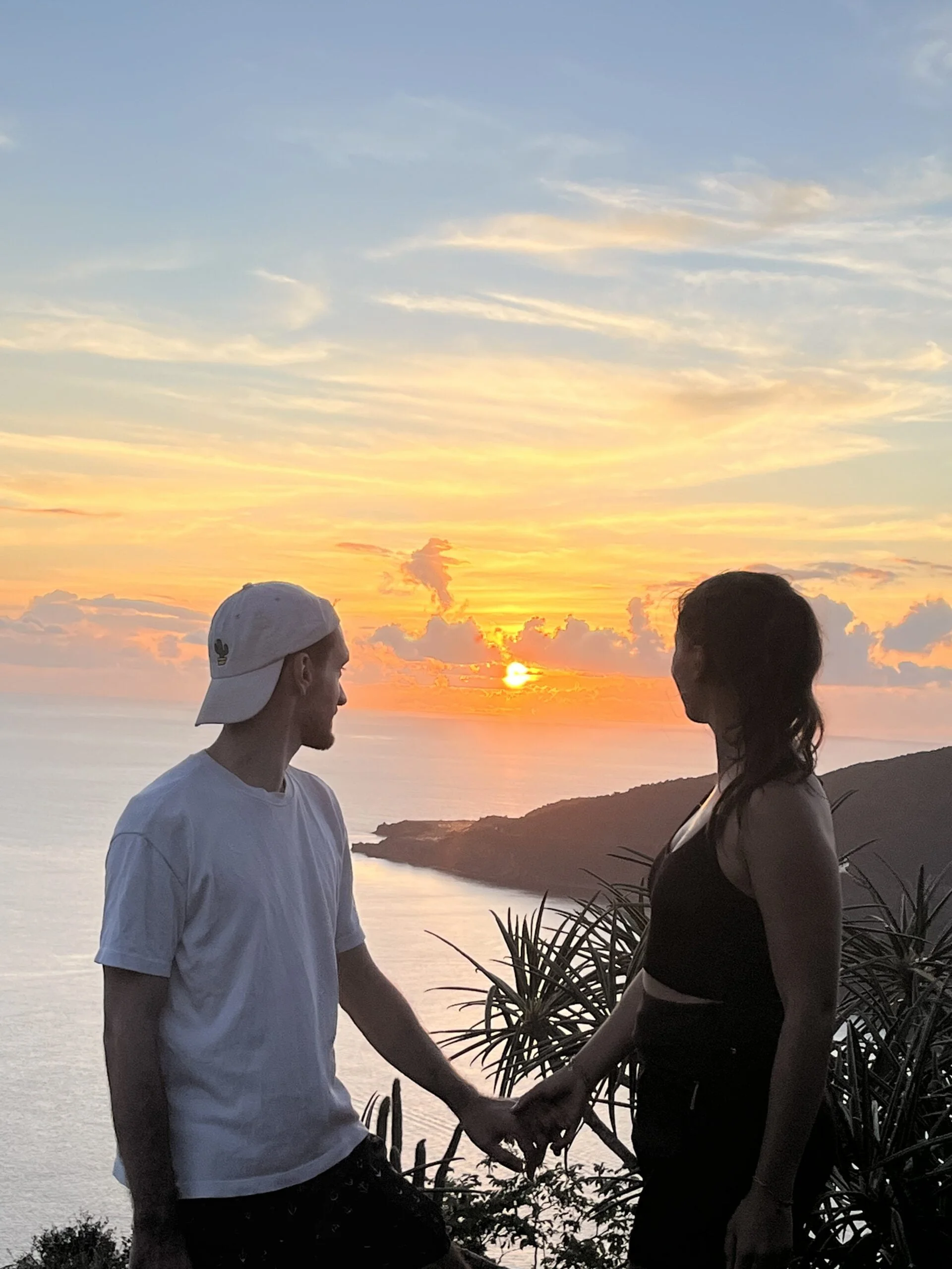 coucher de soleil aux saintes