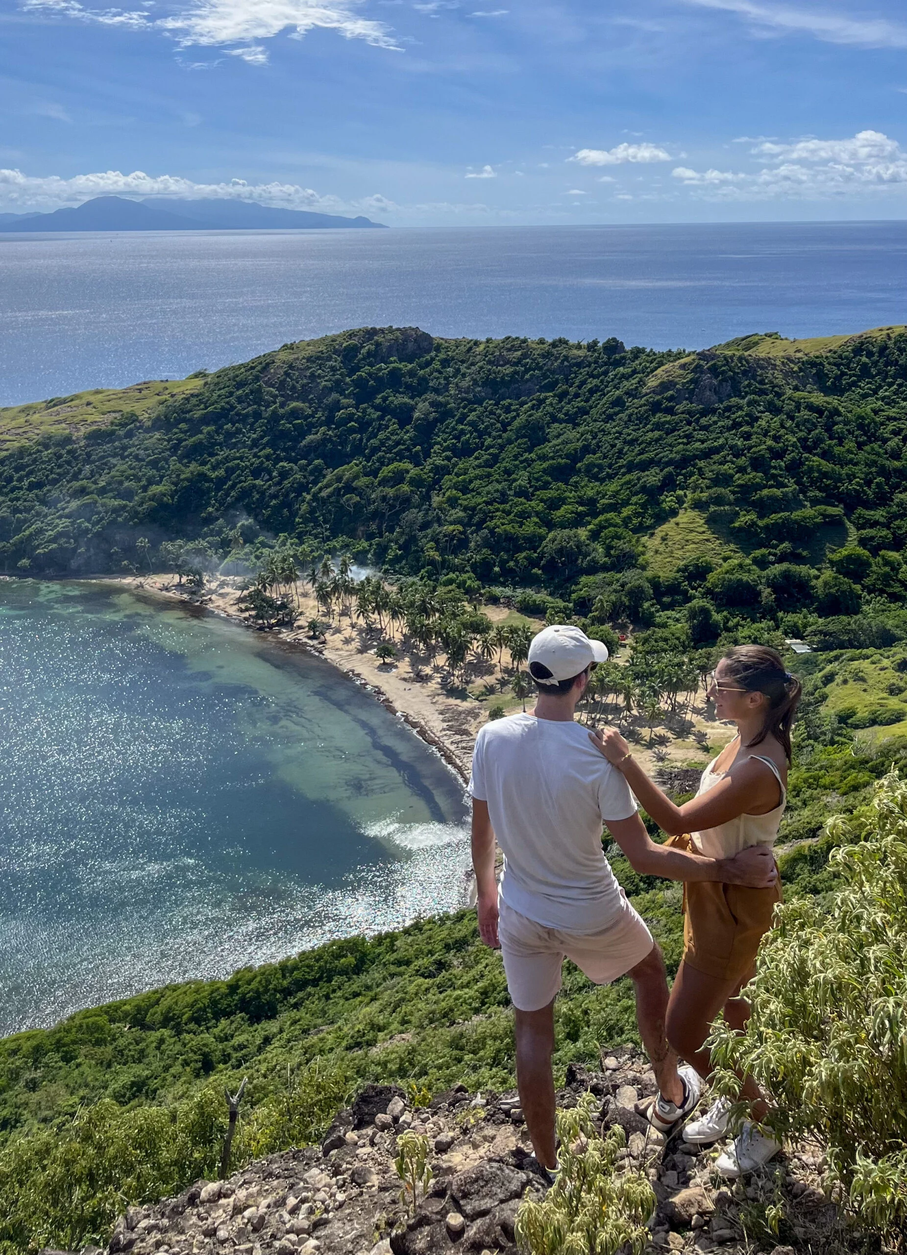 Plage de Pompierre au Saintes