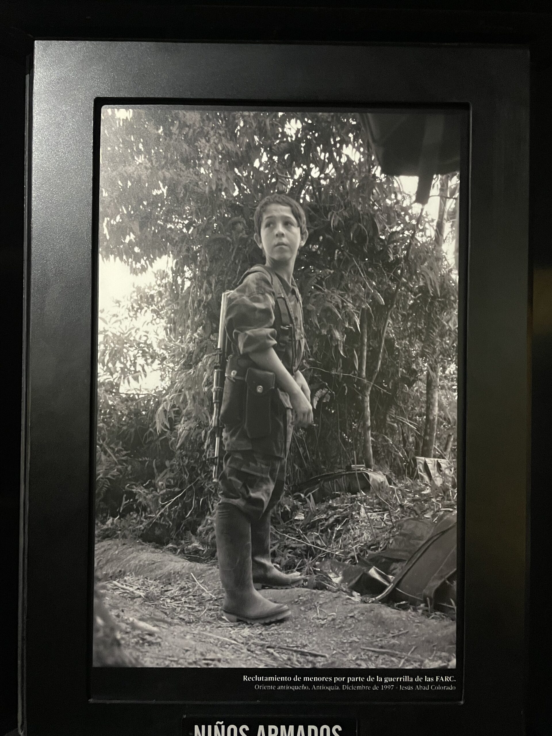 photo du conflit armé colombien de la Casa Memoria