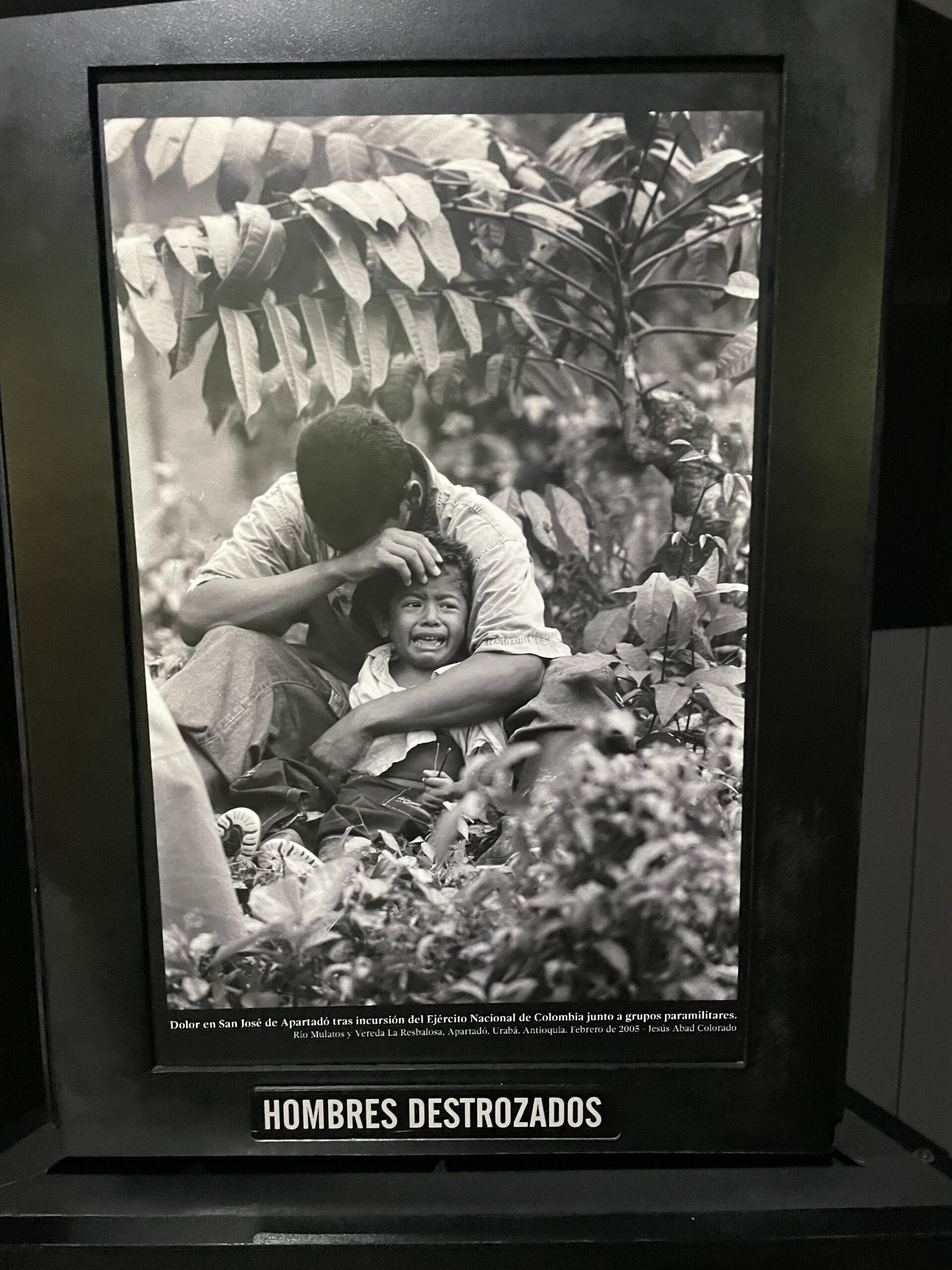 photo du conflit armé colombien de la Casa Memoria