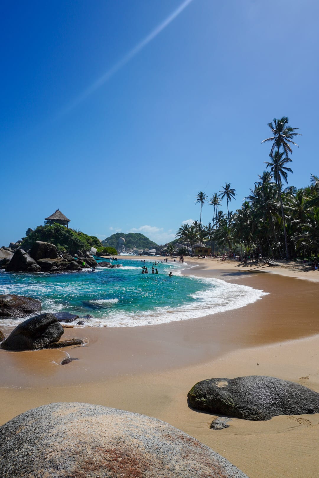 playa cabo san Juan dans la parc Tayrona
