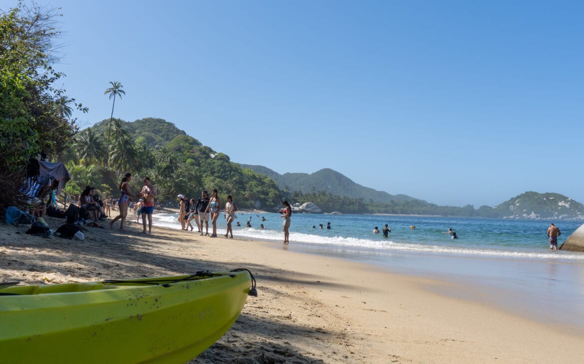 playa la piscia dans le parc Tayrona 
